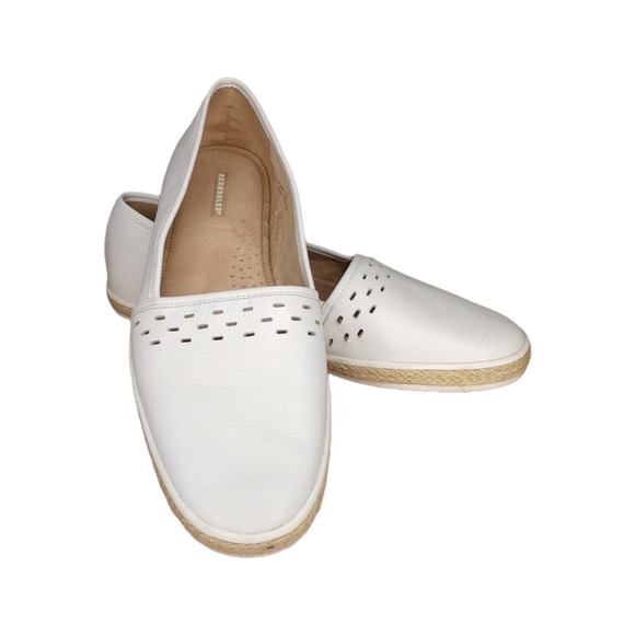 AEROSOLES Shoes - Aerosoles Fun Times White Leather Loafers Sneakers Size 11